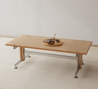 Solid wood tea table