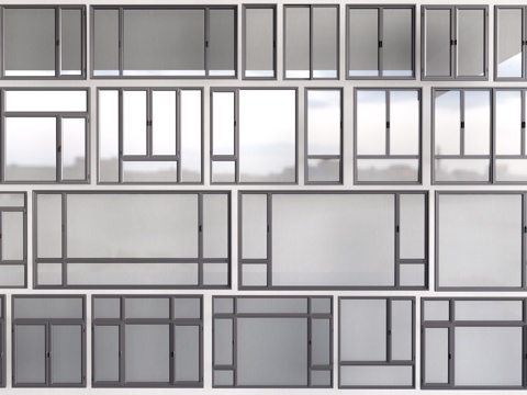 Aluminum alloy windows, floor-to-ceiling windows, casement windows