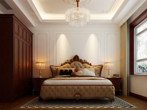 European Classical Master Bedroom