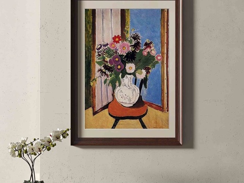 Decorative painting of Mid-century Style oil painting