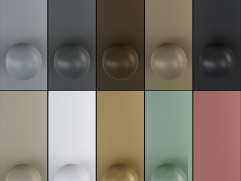 Modern Minimalist Metallic Paint Metallic Paint