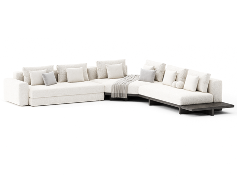 Modern Multiplayer Corner Sofa Collection