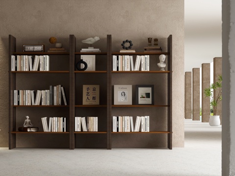 Italian Minimalist Bookcase Bookshelf