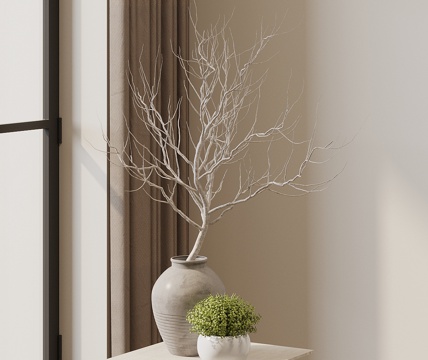 Quiet Vase Dried Branches Pot