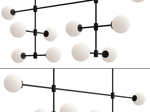 Modern spherical decorative chandelier