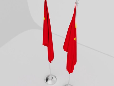 Modern national flag, pennant, flag, flagpole, red flag, road flag, water injection road flag, flag badge,