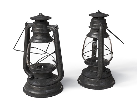 Industrial wind kerosene lamp horseshoe lamp