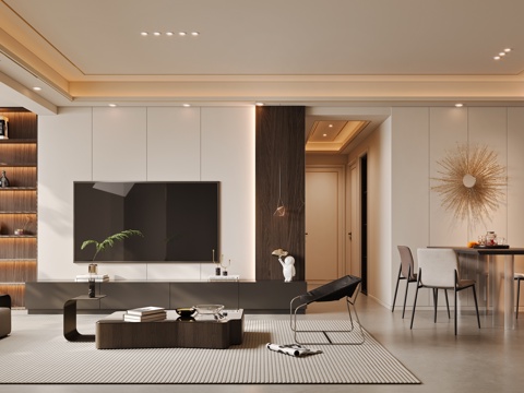 Modern Living&Dining Room