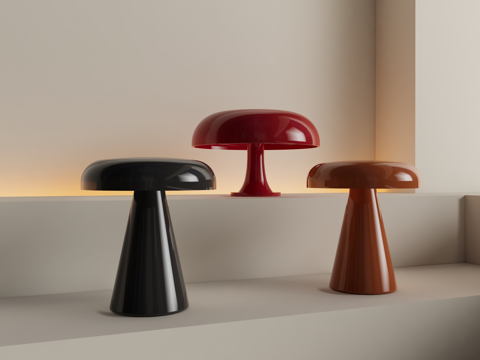 Modern Table Lamp Mushroom Table Lamp