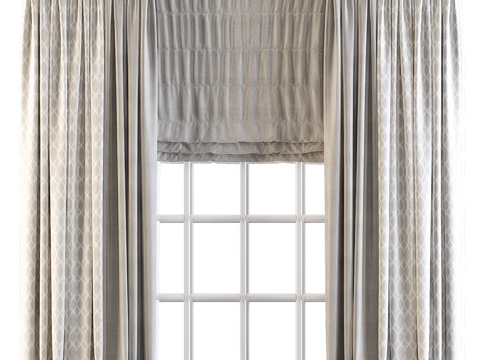 New Chinese Fabric Curtain