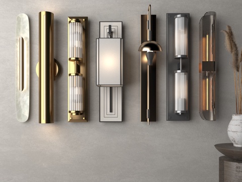 metal wall lamp