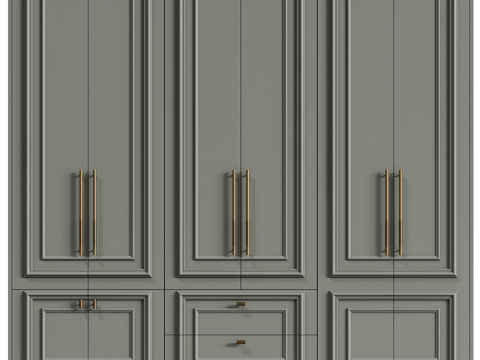 Modern neo-classical wardrobe