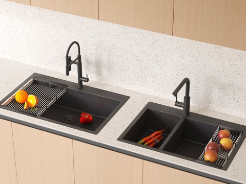 Modern Kitchen Vegetable Basin Sink Sink Single Sink