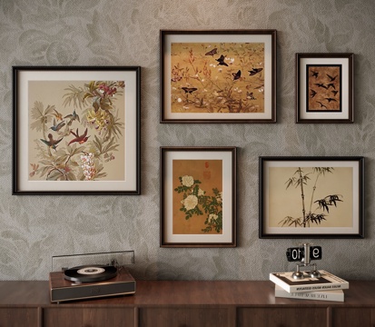 Modern Mid-century Style Decorative Painting