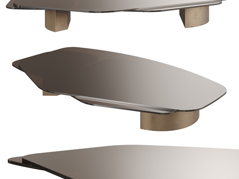 Modern metal coffee table