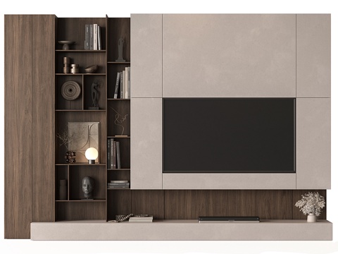 Modern minimalist TV Wall