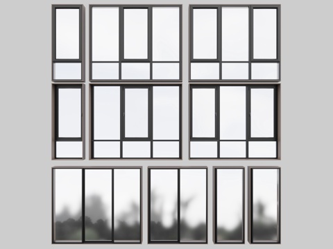 Modern window Aluminum alloy window casement window floor to ceiling window sliding window