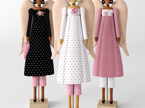 Doll ornaments cartoon sculpture