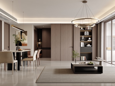 Modern Living&Dining Room