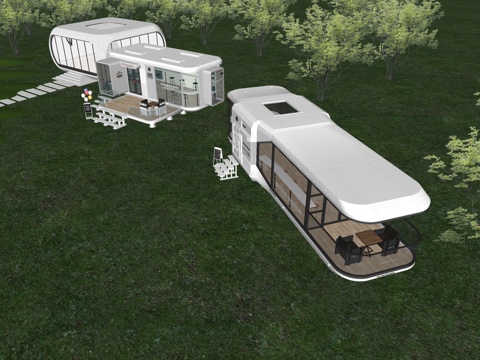 Homestay Building Flat Homestay Building Container Homestay Building Space Capsule Homestay