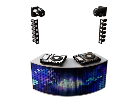 DJ Musical Instrument Dish Electric Front Desk Audio Flash