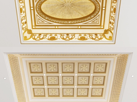 European-style ceiling