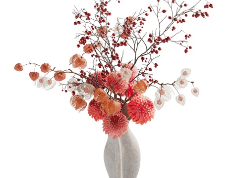 New Chinese Vase Flower Art Dried Branches