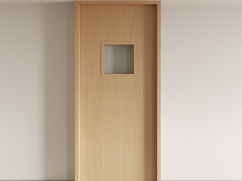 Bedroom door, interior door, single door, swing door, classroom door