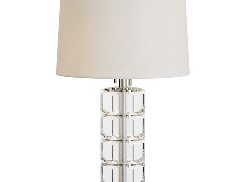 Modern glass table lamp