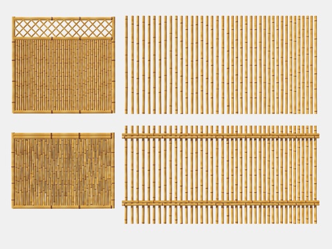 Chinese-style Bamboo Fence Bamboo Fence Bamboo Fence Partition Courtyard Fence Modern Bamboo Fence Bamboo Fence