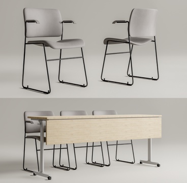 Modern lecture hall table and chair combination training table and chair office chair armchair