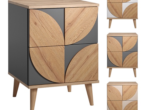 American Style Bedside Cabinet Wooden Bedside Cabinet Square Bedside Cabinet