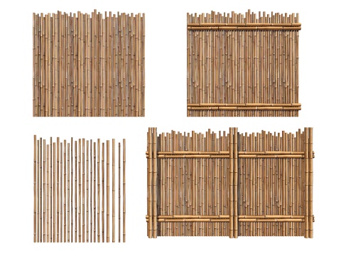 Chinese-style Bamboo Fence Bamboo Fence Bamboo Fence Partition Courtyard Fence Modern Bamboo Fence Bamboo Fence