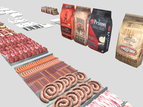 Drinkers Food Meat Products Supermarket Meat Pack Meat