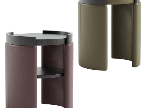 Modern Leather Bedside Cabinet Collection