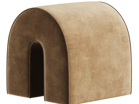 Modern Cream Style Sofa Stool