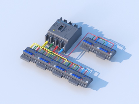 Circuit breaker leakage protection switch air switch wiring module