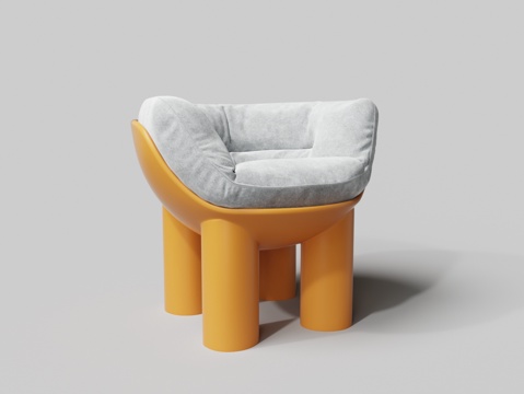 Modern Elephant Leg Casual Plastic Chair