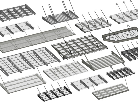 Modern Steel Structure Canopy Glass Canopy Outdoor Canopy