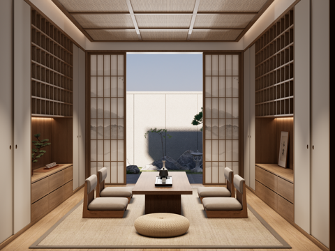 Modern Tatami Tea Room