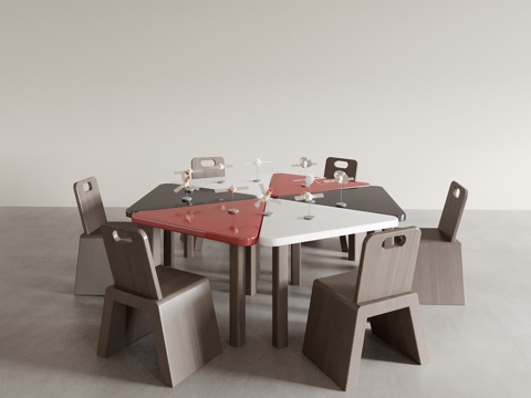 Dining Table and Chair Living&Dining Room Tea Table and Chair Dining Table and Chair Wine Table and Chair Table and Chair Combination