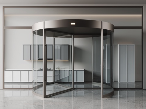 Modern Home Glass Revolving Door Glass Window