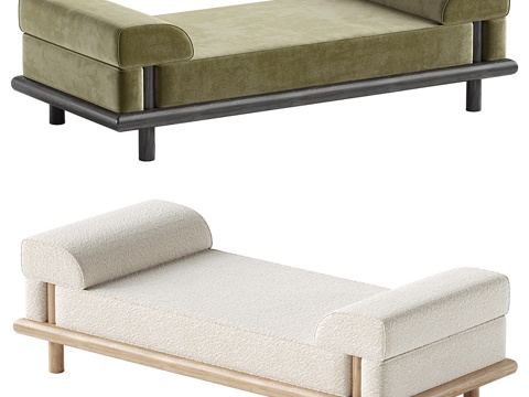 Modern sofa stool bed end stool bench