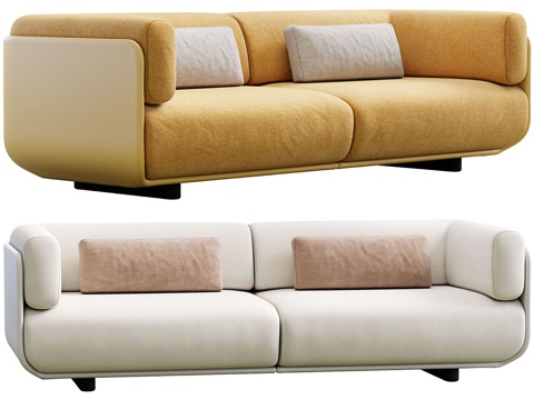 New Chinese-style double sofa