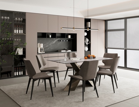 Modern Affordable Luxury Style Home DiningRoom