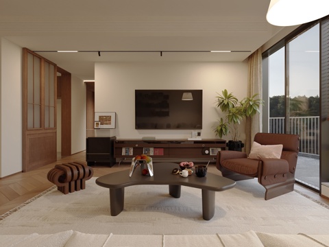 Mid-century Style Living Room