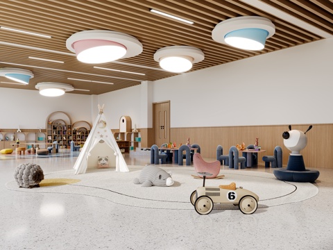 Modern Kindergarten Classroom