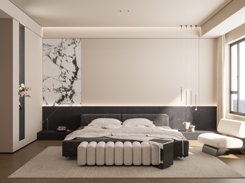 Modern Minimalist Home Bedroom