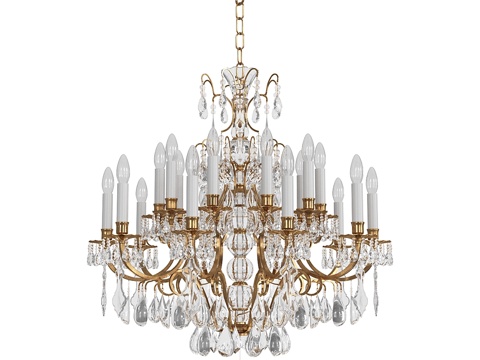 European-style crystal chandelier