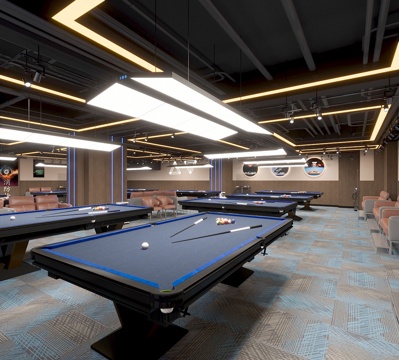 Modern Industrial Billiard Room Billiard Room Billiard Room Chandelier